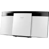 Panasonic SC-HC200, Heim-Audio-Mikrosystem, Schwarz, Weiß, 1 Disks, 20 W, 1-Weg, FM
