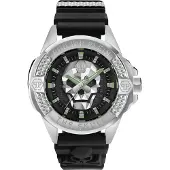 Philipp Plein PWAAA0121 Armbanduhr The Skull Schwarz/Stahl