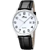 Lotus COVENTRY Uhr Herrenuhr Lederarmband Datum schwarz