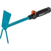 Gardena Combisystem-Kleinhäckchen, Drücken & ziehen, Stahl, Kunststoff, Trapez, Türkis, Schwarz