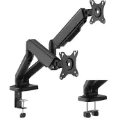 Logilink Dual Monitor mount, 17-32, steel, spring-assisted