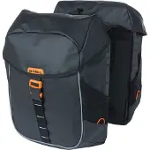 Basil Reflektierende Gepäckträgertaschen Miles Tarpaulin 34L (x2) | Größe 34 L