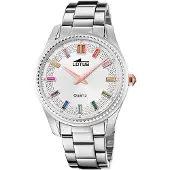 Lotus Damen Uhr Classic Elegant Edelstahl Armbanduhr Silber UL18898/2