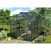 Vitavia Vitavia, Aktionsangebot (inkl. 100 Euro Zubehör): Gewächshaus "Apollo 6200", smaragd grün, 6,2 m², 4 mm HKP