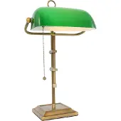 Steinhauer Ancilla 7961/7735 Tischleuchte-Grün-Bronze
