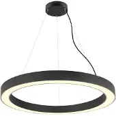 SLV Schwarze Pendelleuchte Medo Ring 90 Ø 90cm