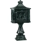 Ks Verlichting Briefkasten Postbox B2D am Bein - schwarz