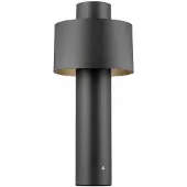 SLV Photoni Cyl 45 Pollerleuchte, schwarz - , Schwarz, für Terrasse, Aluminium