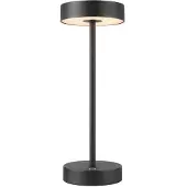 SLV Tischlampe für den Außenbereich Vinolina schwarz - wiederaufladbar