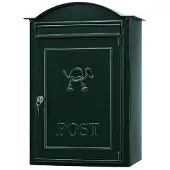 Ks Verlichting Briefkasten Postbox B20 Max Wanddurchführung - Grün