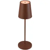 SLV Tischlampe für den Außenbereich Vinolina Two Rost - wiederaufladbar