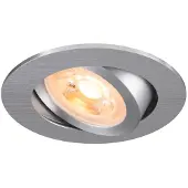 SLV Einbaustrahler New Tria 68 rund - Aluminium - GU10