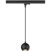 SLV LIGHT EYE 90, 3 Pendelleuchte, GU10, Pendellänge 150cm, 1x max. 6W, matt schwarz 1008170