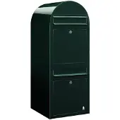 Bobi Briefkasten Duo 6064 Schwarz Grün