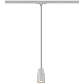 SLV PURI 2.0 Tube, 1 Pendelleuchte, GU10, Pendellänge 200cm, 1x max. 6W, grau 1008257
