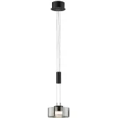 FISCHER&HONSEL GMBH Hängelampe LAVIN, dimmbar, schwarz, für Wohn- / Esszimmer, Metall, Modern, Pendelleuchte