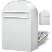 Bobi Briefkasten Classic B 9016 Weiß