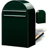 Bobi Briefkasten Classic B 6064 Schwarz Grün