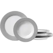 Ritzenhoff & Breker Tafelservice 8 tlg. Doppio grau