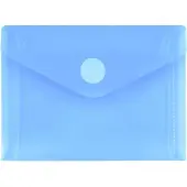 FolderSys 10 FolderSys Dokumententaschen DIN A7 blau glatt 0,20 mm