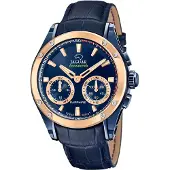Jaguar Herren Multifunktion Uhr Connected Sport Elegant Leder blau UJ960/1