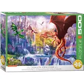 Eurographics Drachenreich Puzzle XL 500 Teile