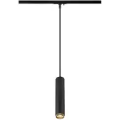 SLV GRIP! L, 1 Pendelleuchte, GU10, Pendellänge 200cm, 1x max. 6W, schwarz / gold 1008471