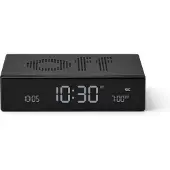 Lexon LR152N Digitalwecker Flip Premium Wecker Schwarz