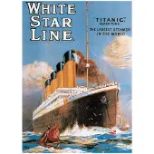 Eurographics Titanic White Star Line 1000pcs, 1000 Stück(e), Schiffe