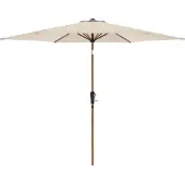 Doppler , Sonnenschirm / Mittelstockschirm "LIFE 305 Lift Woodystyle", natur, Ø 305 cm
