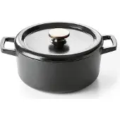 Beka 15141264, 5 l, Schwarz, Eisenguss, Emaille, 285 mm, 367 mm