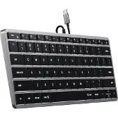 Satechi Slim X1 Bluetooth Tastatur mit Hintergrundbeleuchtung Silber