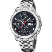 Jaguar Herren Chronograph Uhr Le Chronographe Elegant Luxus Edelstahl silber UJ978/3