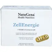 NatuGena GmbH NatuGena ZellEnergie | 60 Kapseln | Komplex mit NADH, Coenzym Q10, R-Alpha-Liponsure und Trans-Resveratrol | vegan