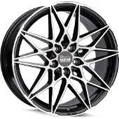Mam 20 Zoll MAM B2 5x120 ET35 Alufelgen BLACK FRONT POLISH