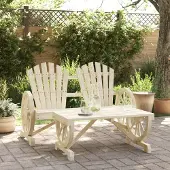 vidaXL CLORIS 2-tlg. Garten-Lounge-Set Massivholz Tanne 2024