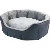 Nobby Hundebett Lica oval grau, Maße: 86 x 70 x 24 cm