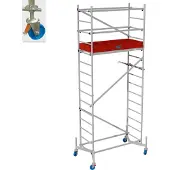 Krause ClimTec Gerüst 5m inkl. Fahrrollensatz Ø 150mm verstellbar