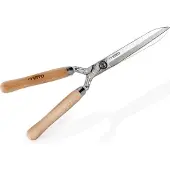 Vito Heckenschere 51cm Holzstiel Inox Klinge 18 cm Handgeschmiedetes Eisen