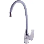 RAV Küchenarmatur COLORADO, Einhebelmischer aus verchromtem Messing, 36 cm, flexibler Auslauf mit Brausefunktion