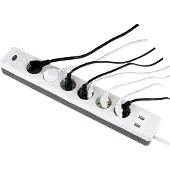 REV Combi Steckdosenleiste 6-fach + 2x USB 1,4m + ÜSS (0015654103)