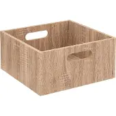 5 Five Heller Schrankkorb aus Holz medium Five - Braun