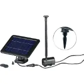 Pearl Royal Gardineer Solar-Springbrunnenpumpe mit Akku