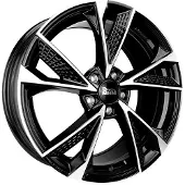 MAM Babyartikel GmbH 19 Zoll MAM RS6 5x120 ET35 Alufelgen BLACK FRONT POLISH