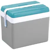 Eda Plastiques EDA Kühlbox Kunststoff 35 Liter grau / lagunenblau