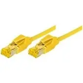 Tecline 10m Cat.6A, Cat6a, S/FTP (S-STP), RJ-45, RJ-45, Männlich/männlich, Gelb