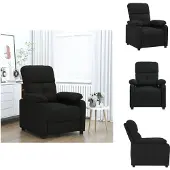 vidaXL Relaxsessel Schwarz Stoff - Sessel