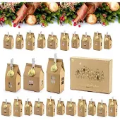 QLS Adventskalender 2024 zum befüllen 24 Geschenktüten DIY 11072