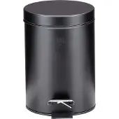 Dirt Devil Treteimer 3 Liter - Abfalleimer - Edelstahl - Schwarz