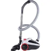 Dirt Devil DD2001 Staubsauger mit Beutel, Leistung: 800 W, HEPA 10-Filter, Beutelkapazität 2 l, Weiß-Rot